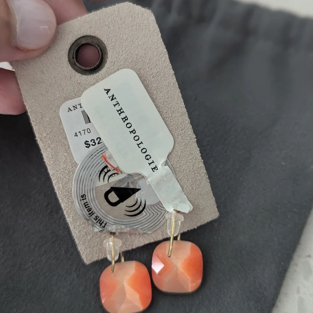 Anthropologie Petite Drop Earrings - Picture 2 of 4